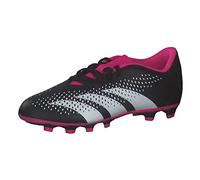 Adidas Predator Accuracy.4 Flexible Ground Boots, Botas de fútbol, Core Black/Cloud White/Team Shock Pink 2, 30 EU
