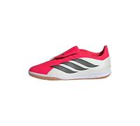 adidas Unisex niños Predator Club Fold-Over Tongue Sala Indoor Football Shoes Kids, Lucid Red/Core Black/FTWR White, 30 EU