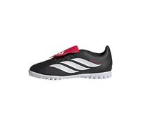 adidas Unisex niños Predator Club Fold-Over Tongue Turf Football Shoes Kids, Core Black/FTWR White/Lucid Red, 33 EU