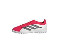 adidas Unisex niños Predator Club Turf Football Shoes Kids, Lucid Red/Core Black/FTWR White, 35 1/2 EU