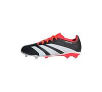 adidas Unisex niños Predator League Firm Ground Football Boots, Core Black/Cloud White/Solar Red, 38 2/3 EU
