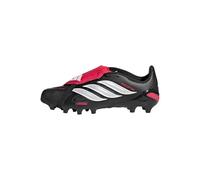 adidas Unisex niños Predator League Fold-Over Tongue Artificial Ground Football Boots Kids Shoes, Core Black/FTWR White/Lucid Red, 32 EU