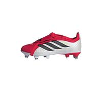 adidas Unisex niños Predator League Fold-Over Tongue Soft Ground Football Boots Kids, Lucid Red/Core Black/FTWR White, 36 2/3 EU