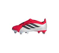 adidas Unisex niños Predator League Fold-Over Tongue Soft Ground Football Boots Kids, Lucid Red/Core Black/FTWR White, 36 EU