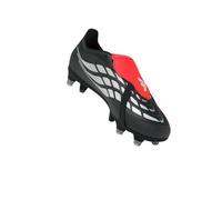 adidas Unisex niños Predator League Fold-Over Tongue Soft Ground Football Boots Kids Shoes, Core Black/FTWR White/Lucid Red, 36 EU