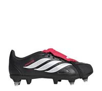 adidas Unisex niños Predator League Fold-Over Tongue Soft Ground Football Boots Kids Shoes, Core Black/FTWR White/Lucid Red, 29 EU
