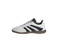 adidas Predator League Indoor Football Boots Kids, Botas de fútbol, Cloud White/Core Black/Lucid Lemon, 29.5 EU