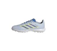 adidas Unisex niños Predator League Turf Football Shoes Kids, Crystal Sky/Ray Blue/Team Solar Yellow 2, 38 EU