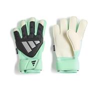 adidas Unisex niños Predator Match Fingersave Junior Goalkeeper Glove Gloves, White/Pulse Mint/Silver Met., 7