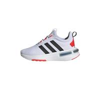 adidas Racer TR23 Shoes Kids, Zapatillas para Correr, Cloud White/Black/Bright Red, 36 EU
