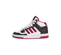 adidas Unisex niños Rapid Court Mid Junior Shoes, Core Black/Team Power Red 2/FTWR White, 39 1/3 EU