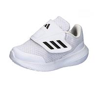 adidas Unisex niños RunFalcon 3.0 Elastic Lace Top Strap Shoes, Cloud white/core black/Cloud white, 30 1/2 EU
