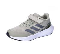 Adidas Unisex niños RunFalcon 3.0 Elastic Lace Top Strap Shoes, Putty Grey/Iron Met/Silver Pebble, 31 1/2 EU