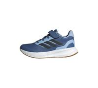 adidas Unisex niños RUNFALCON 5 Shoes Kids, Dusky Ink/Legend Ink/Glow Blue, 35 EU