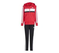 adidas Unisex niños SEASONAL ESSENTIALS TIBERIO 3 STRIPES FRENCH TERRY TRACKSUIT, pure ruby/white, 9-10 Years