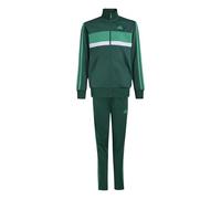 adidas Unisex niños Seasonal Essentials Tiberio 3 Stripes Tricot Track_Suit, collegiate green/court green, 11-12 Years