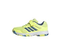 adidas Unisex niños Speedcourt Kids Indoor Shoes, hi-Res Yellow/Dusky Ink/Lucid Aquamarine, 32 EU