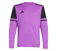 adidas Unisex niños Squadra25 Goalkeeper Jersey Long Sleeve Kids Shirt, Flash Pink/Black, 7-8 Years
