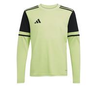 adidas Unisex niños Squadra25 Goalkeeper Jersey Long Sleeve Kids Shirt, Pulse Lime/Black, 7-8 Years