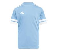adidas Unisex niños Squadra25 Jersey Short Sleeve Kids Shirt, Team Light Blue/White, 11-12 Years