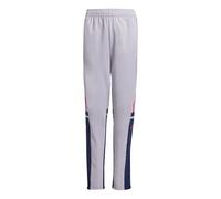 adidas Unisex niños SQUADRA25 Training Pant Kids, Glory Grey/Team Navy Blue 2/Pure Ruby, 11-12 Years