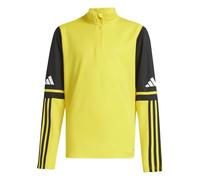 adidas Unisex niños Squadra25 Training Top Kids Sweatshirt, Team Yellow/Black/White, 13-14 Years