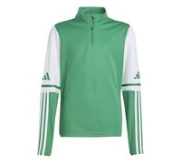adidas Unisex - Bambini e Ragazzi SQUADRA25 Training Top Kids, Team Green/White, 11-12 Years