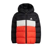 adidas Unisex niños SYNTHETIC DOWN JACKET, Black/Grey One/Bright Red, 6-7 Years