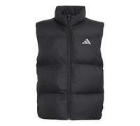 adidas Unisex niños Synthetic Down Vest Coat, black/REFLECTIVE SILVER, 7-8 Years