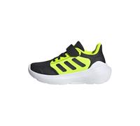 adidas Unisex niños TENSAUR Run 3.0 Shoes Children, Core Black/Core Black/Lucid Lemon, 28 EU