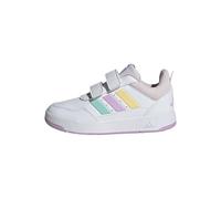 adidas Unisex niños TENSAUR Sport 3.0 Hook and Loop Shoes Kids, FTWR White/Bliss Lilac/Clear Pink, 38 2/3 EU