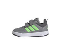 adidas Unisex niños TENSAUR Sport 3.0 Hook and Loop Shoes Kids, Grey Three/Lime Burst/Grey Five, 30 1/2 EU