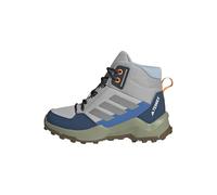 adidas Unisex niños Terrex Ax4R Mid Hiking Shoes, Grey Two/Reflective Silver/Glow Blue, 37 1/3 EU