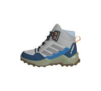 adidas Unisex niños Terrex AX4R Mid Hiking Shoes, Grey Two/Reflective Silver/Glow Blue, 38 2/3 EU