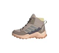 adidas Unisex niños Terrex AX4R Mid Hiking Shoes, Wonder Taupe/Reflective Silver/Ice Tangerine, 34 EU