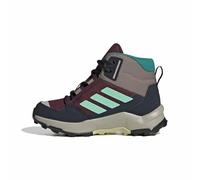 adidas Unisex niños Terrex Ax4R Mid Rain.Rdy Hiking Shoes, Maroon/Pulse Mint/Chalky Brown, 35 EU