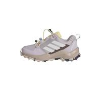 adidas Unisex niños Terrex AX4S Speed Lacing Hiking Shoes Kids, Ice Purple/Off White/Ice Tangerine, 38 2/3 EU