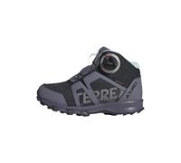 Adidas Unisex niños Terrex Boa Mid Rain.RDY Hiking Shoes, Core Black/Cloud White/Preloved Violet, 34 EU