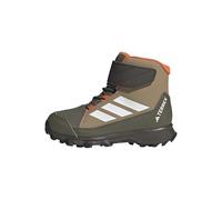 adidas Unisex niños Terrex Snow CF Climawarm Winter Shoes Kids, Cardboard/FTWR White/Semi Impact Orange, 33 EU