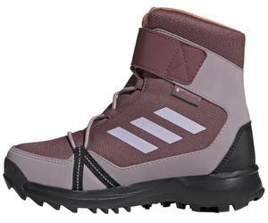 adidas Unisex niños Terrex Snow Hook-and-Loop Cold.RDY Winter Shoes, Quiet Crimson/Silver Dawn/Amber Tint, 31 1/2 EU