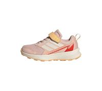 adidas Unisex niños Terrex Tracefinder Trail Running Shoes Children, Blush Pink/Off White/Ice Tangerine, 29 EU