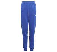 Adidas Unisex niños Tiberio 3-Stripes Colorblock Fleece Pants Kids, Semi Lucid Blue/Medium Grey Heather/White, 9-10 Years