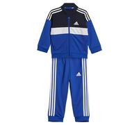 adidas Unisex niños Tiberio 3-Stripes Colorblock Shiny Track Suit Kids, Legend Ink/White/Semi Lucid Blue, 4-5 Years