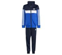 adidas Unisex niños Tiberio 3-Stripes Colorblock Shiny Track Suit Kids, Legend Ink/White/Semi Lucid Blue, 4-5 Years