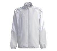 adidas Unisex niños Tiro 26 League Presentation Kids Coat, team light grey/white, 7-8 Years