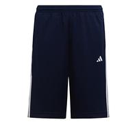 adidas Unisex niños Train Essentials AEROREADY 3-Stripes Regular-Fit Shorts, Dark Blue/White, 9-10 Years
