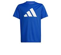 adidas Unisex niños Train Essentials AEROREADY Logo Regular-Fit tee, Lucid Blue/White, 13-14 Years