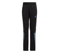 adidas Unisex niños Train Icons AEROREADY 3-Stripes Knit Pants, Black/Lucid Blue/Preloved Blue, 13-14 Years