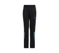 adidas Unisex niños Train Icons AEROREADY 3-Stripes Knit Pants, Black/Lucid Blue/Preloved Blue, 13-14 Years