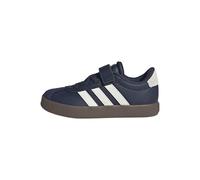 adidas Unisex niños VL Court 3.0 Hook and Loop Kids Shoes, Night Indigo/Core White/GUM5, 28 1/2 EU